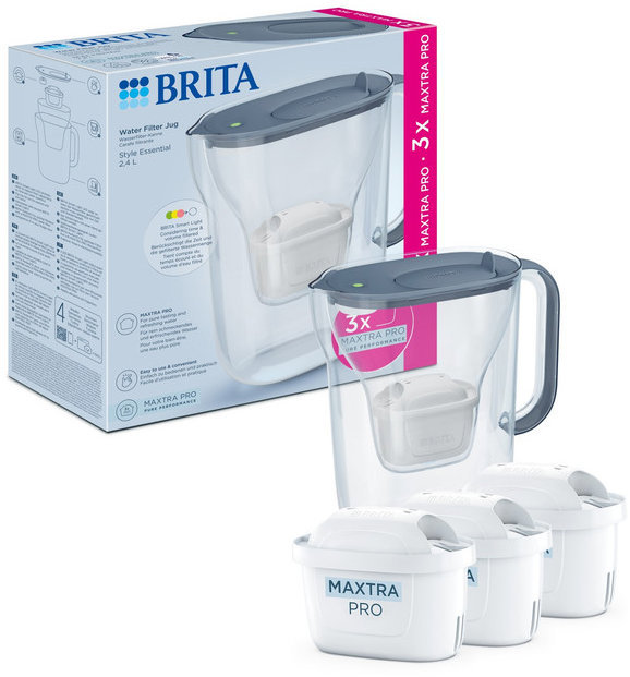 BRITA Style Essential 24 l szürke-kék + 3 x PO