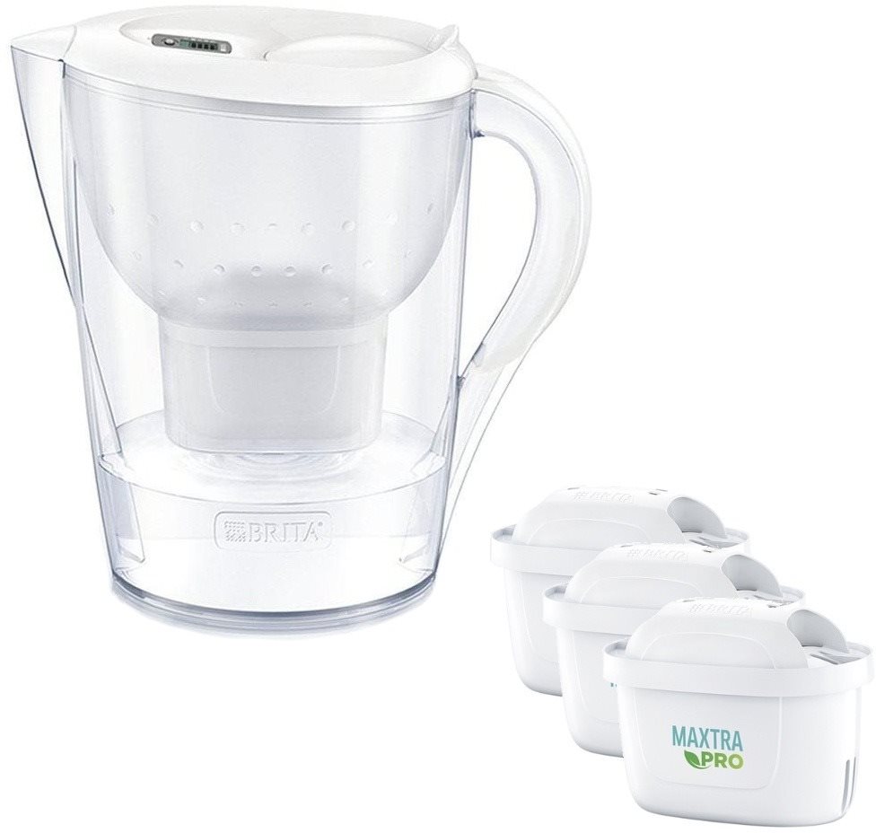 BRITA Marella XL 3,5 l fehér + 3 darab MX Pro PO 2024