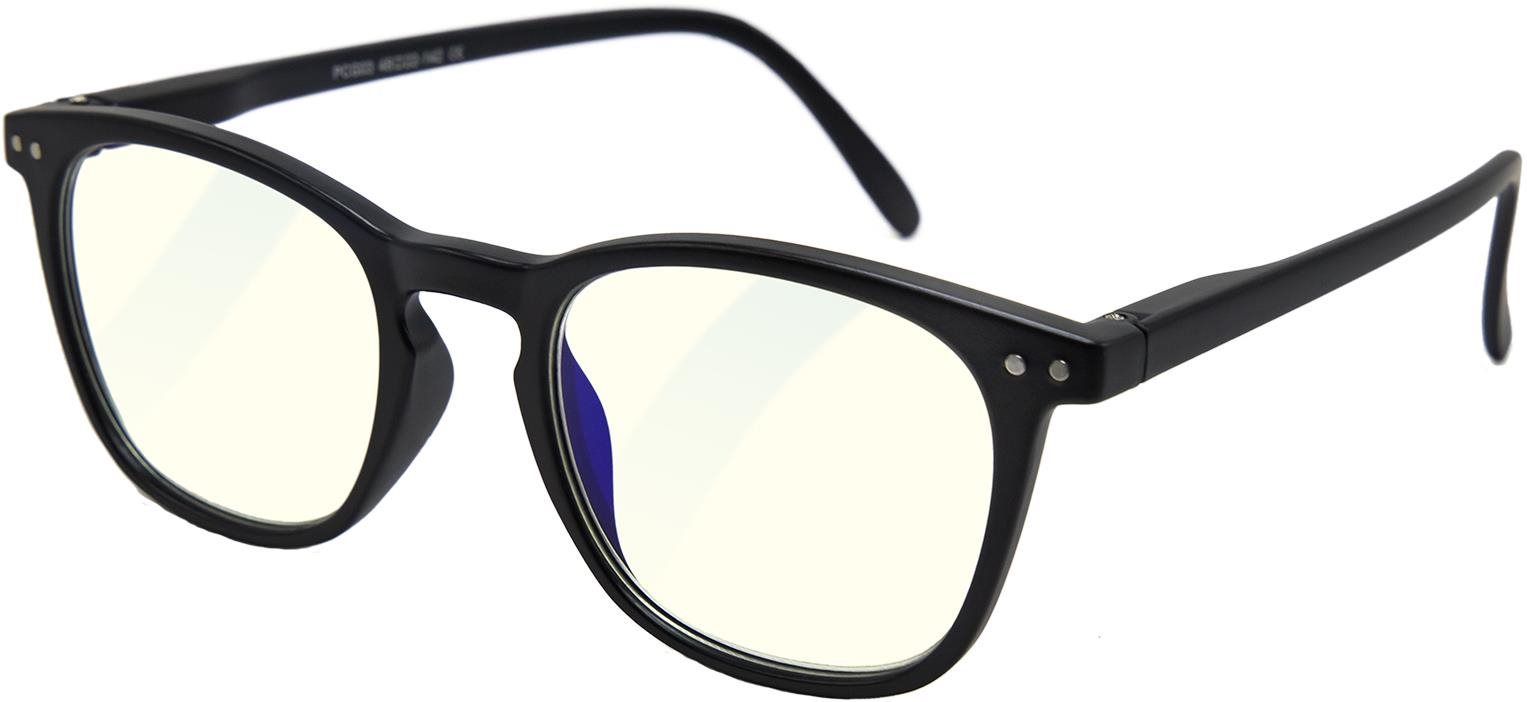 GLASSA Blue Light Blocking Glasses PCG 03, +2,00, fekete