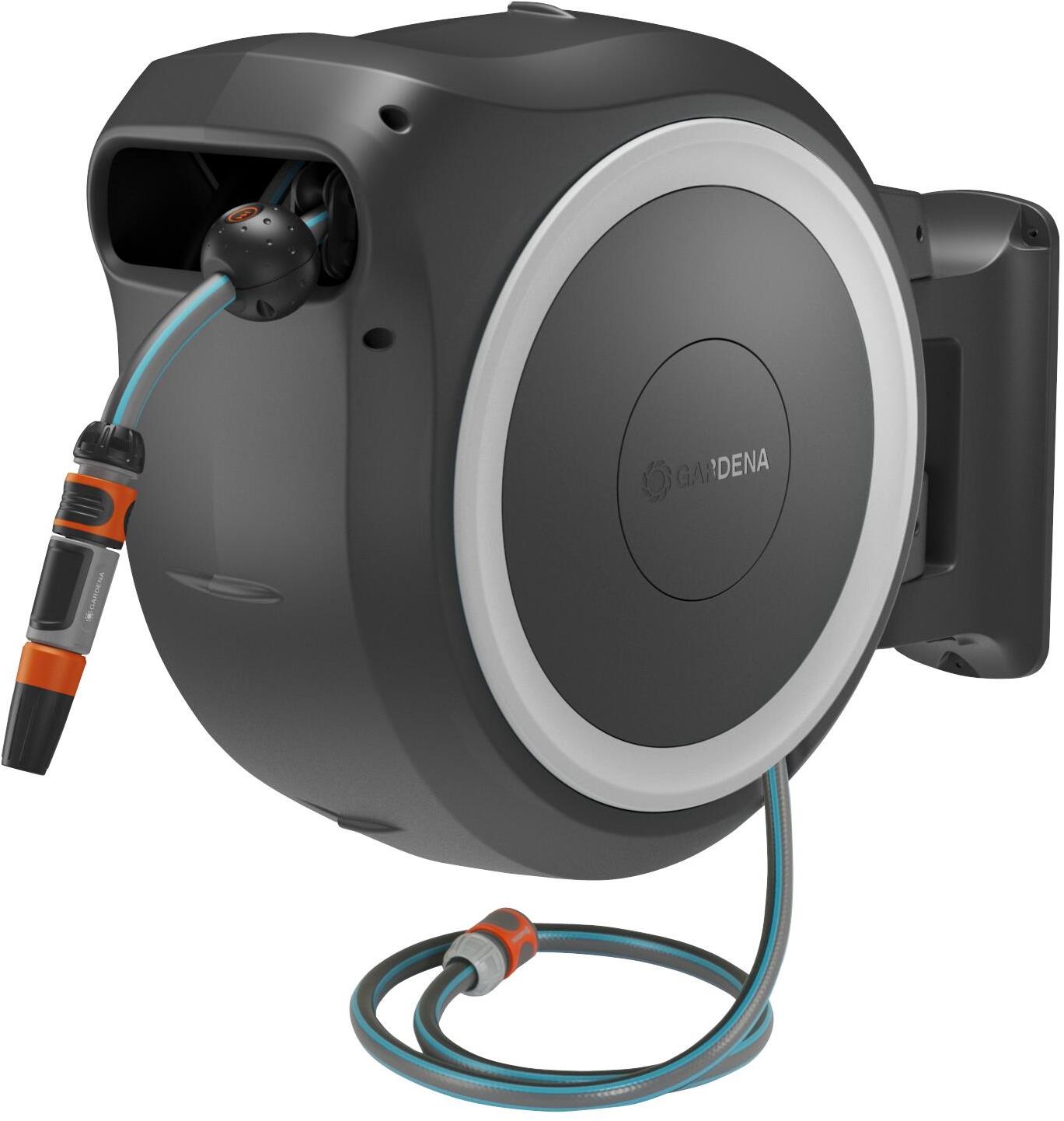 GARDENA PowerRoll XL Fali tömlődoboz, 35 m, fehér, akkumulátor nélkül