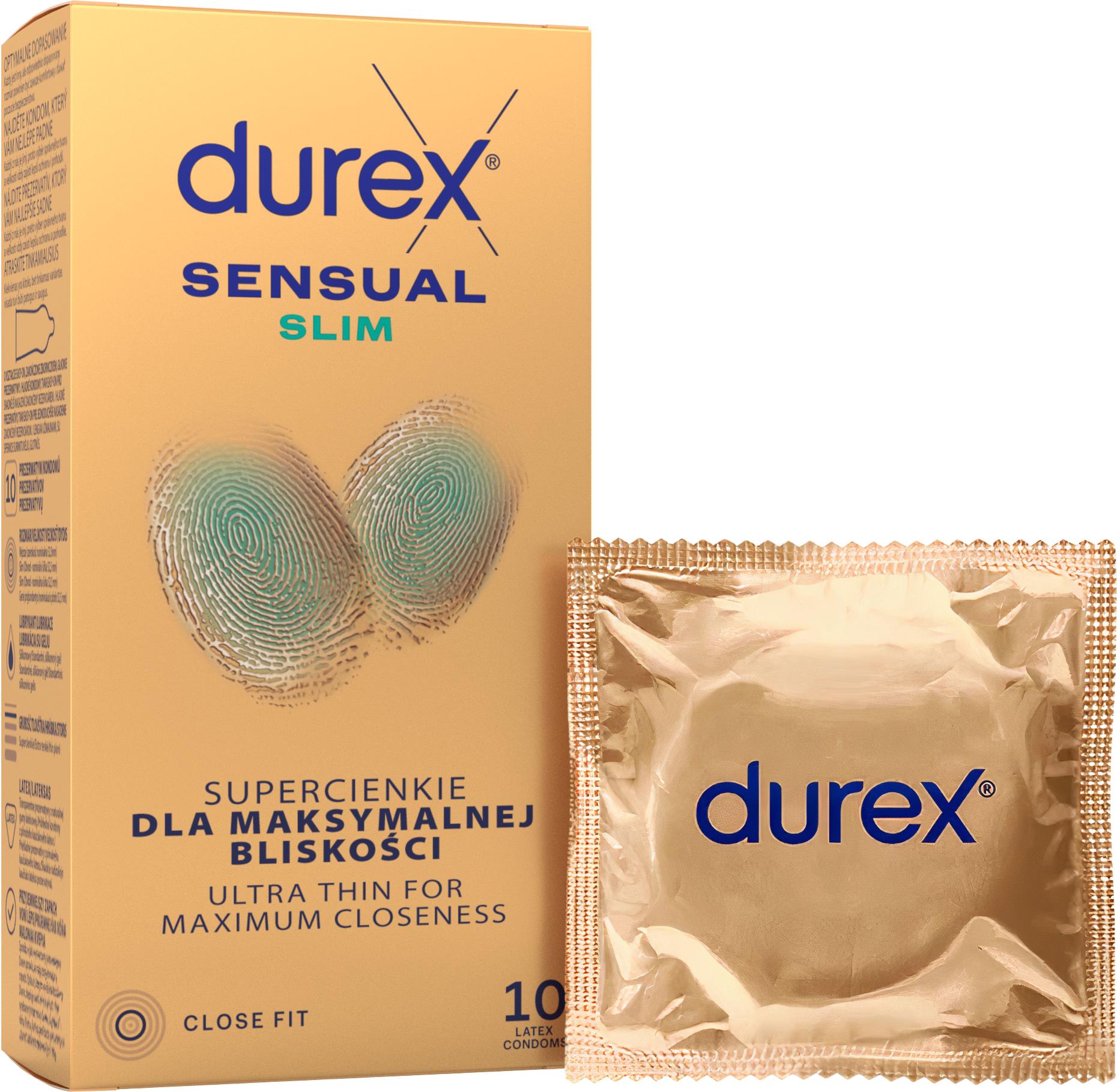 DUREX Sensual Slim 10 db