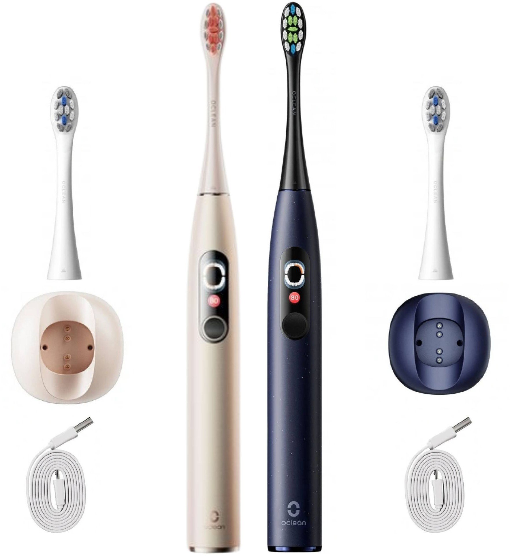 Oclean X Pro Digital Duo Set Gold and Blue, 2 db