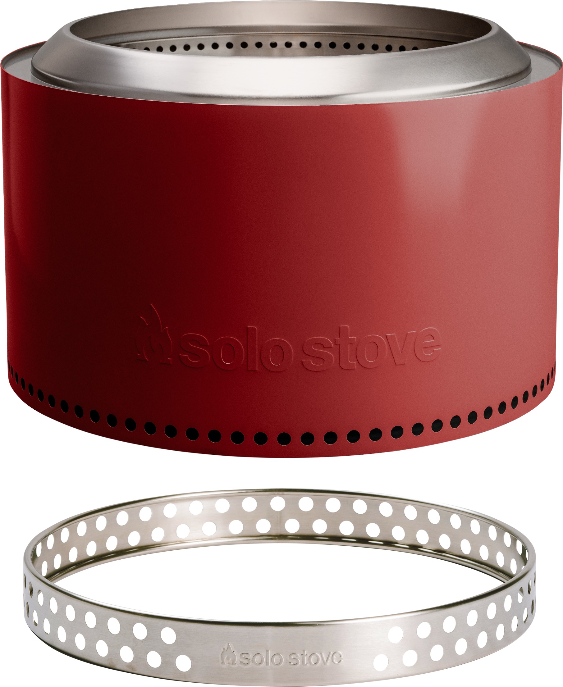 Solo Stove Yukon tűzhely + Stand 2.0, piros