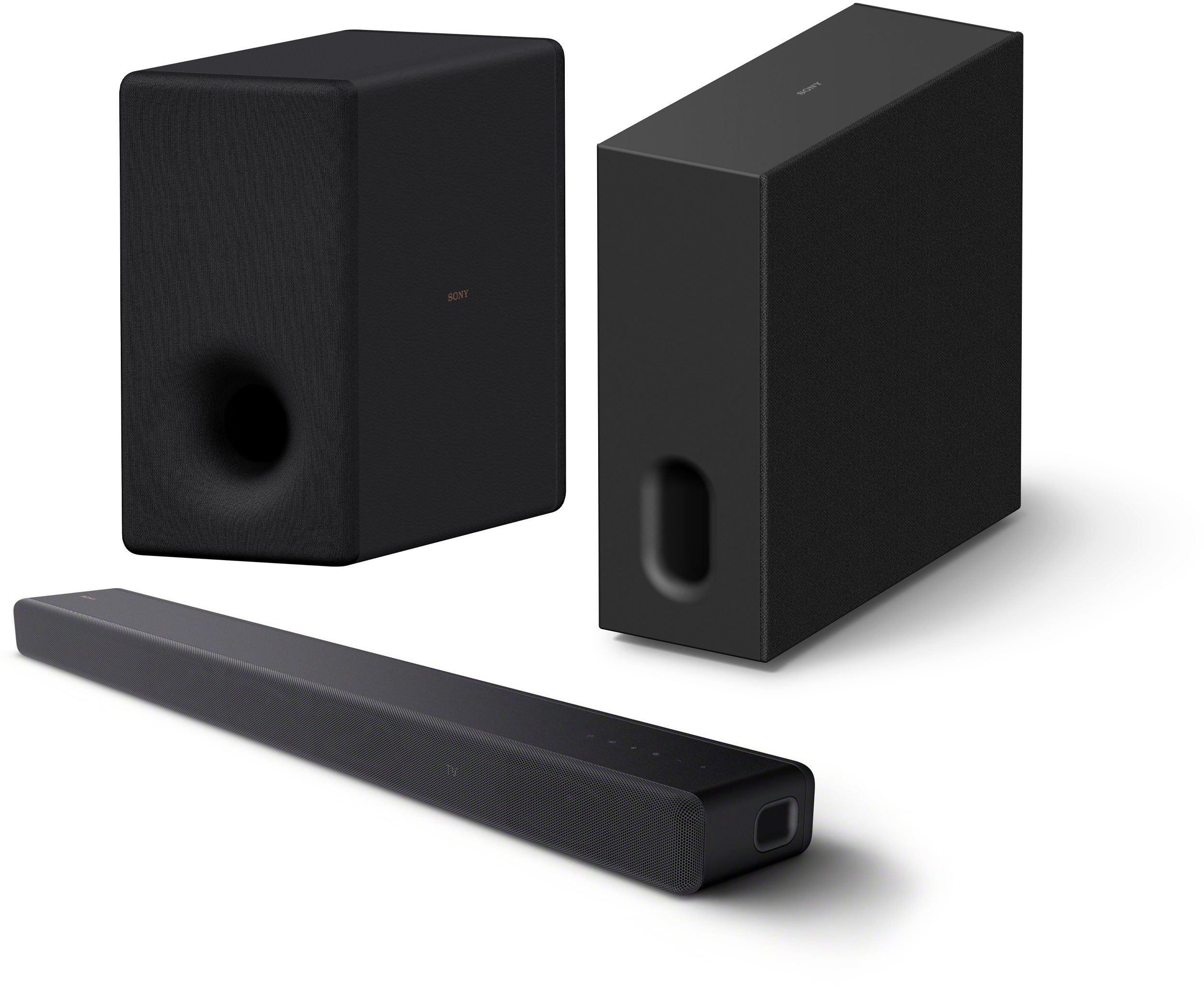 Sony HT-A3000, Dolby Atmos® 3.1 + 2× Sony BRAVIA Theatre Rear 8 + Sony SA-SW3