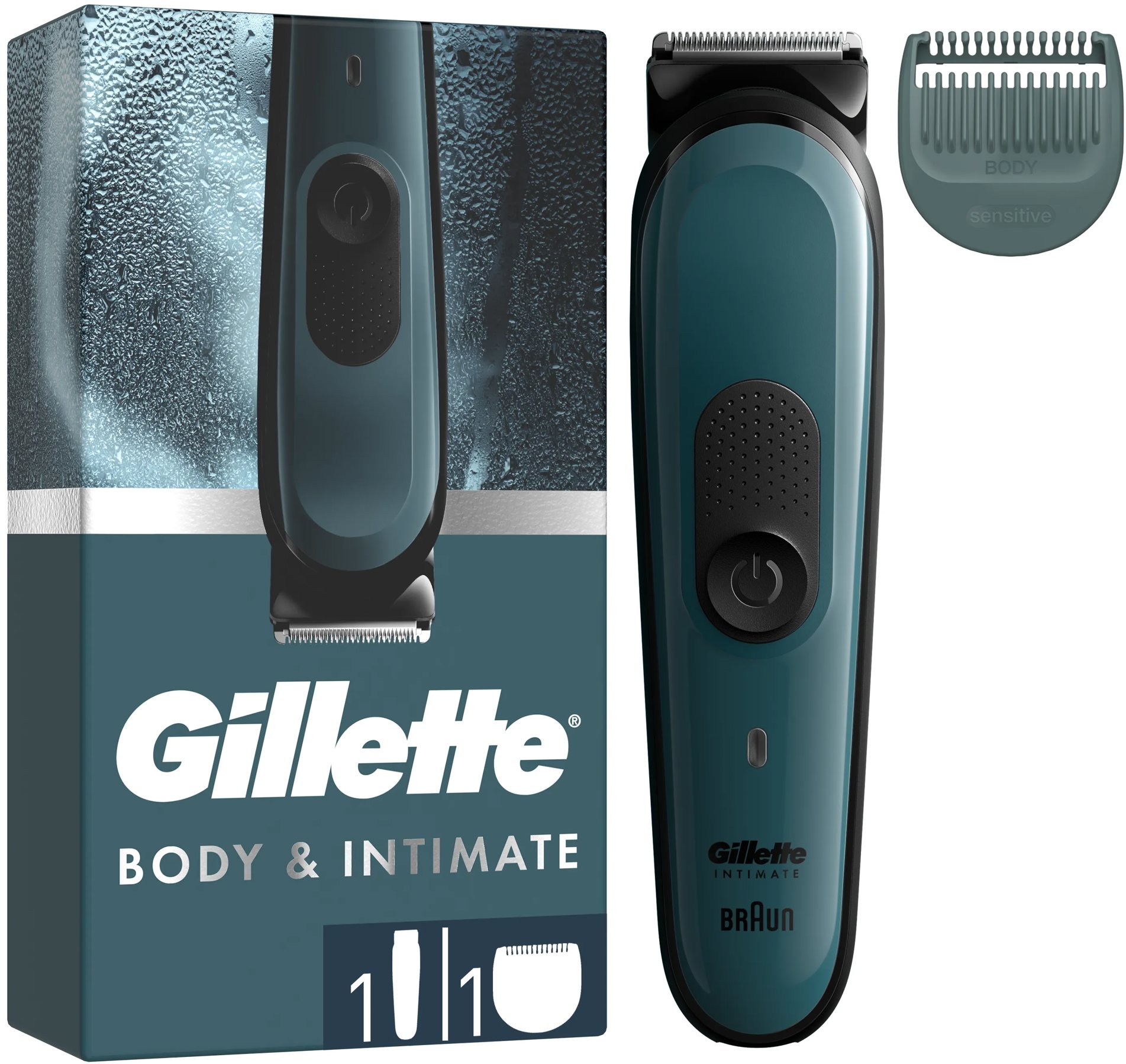 GILLETTE Intimate i3 trimmelő intim területekre és testre