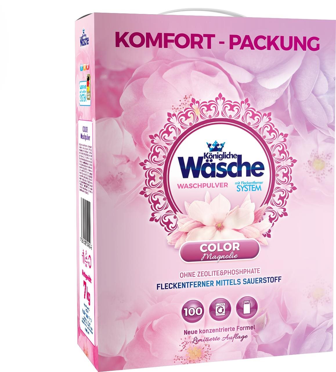 KÖNIGLICHE WÄSCHE Color Magnolia 7 kg (100 mosás)